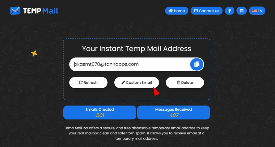 temp mail for discord